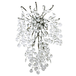 Бра с хрустальными подвесками на металлических ветках Fairytree Light Silver Wall Lamp варинант исполнения - 1 | Loft Concept в Челябинске