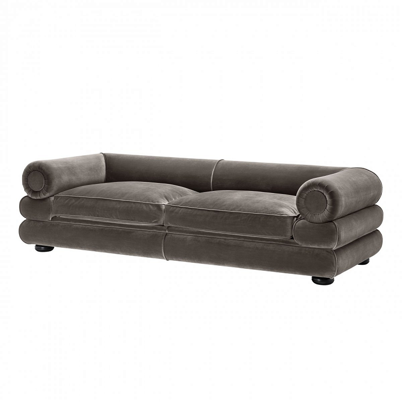 Диван Eichholtz Sofa Coachella Серый Черный в Челябинске | Loft Concept 