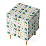 Тумба  с рисунком Short Pina Colada Orange варинант исполнения - 2 | Loft Concept в Челябинске