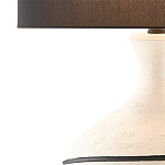 Настольная лампа фактурная с черными круговыми линиями на корпусе Recess варинант исполнения - 1 | Loft Concept в Челябинске