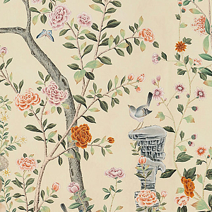 Обои ручная роспись Houghton Edo Blush