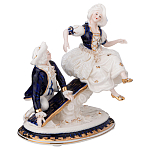 Статуэтка фарфоровая Влюбленная пара Charming Statuette варинант исполнения - 1 | Loft Concept в Челябинске