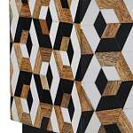 Настольная лампа с фигурным узором и трапециевидным абажуром Сonundrum варинант исполнения - 1 | Loft Concept в Челябинске