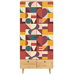 Шкаф с принтом The rebus of love варинант исполнения - 2 | Loft Concept в Челябинске