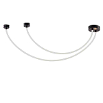 Подвесной светильник с двойными световыми дугами  Luke Lampco Tracer Lamp варинант исполнения - 1 | Loft Concept в Челябинске