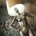 Лампа MANNEQUIN LAMP с абажуром руки на талии варинант исполнения - 9 | Loft Concept в Челябинске