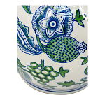 Ваза фигурная с сине-зелеными узорами распустившихся цветов Blossoming Spring варинант исполнения - 3 | Loft Concept в Челябинске