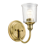 Бра с прозрачным стеклянным абажуром в форме цилиндра Kichler варинант исполнения - 12 | Loft Concept в Челябинске