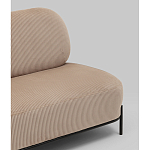 Диван Стоун велюр рельефный бежевый варинант исполнения - 3 | Loft Concept в Челябинске