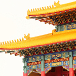 Храм Конфуция Тайвань миниатюра для интерьера в китайском стиле варинант исполнения - 1 | Loft Concept в Челябинске