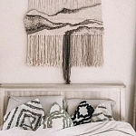 Панно Современный Гобелен ручная работа Туманное Утро варинант исполнения - 4 | Loft Concept в Челябинске