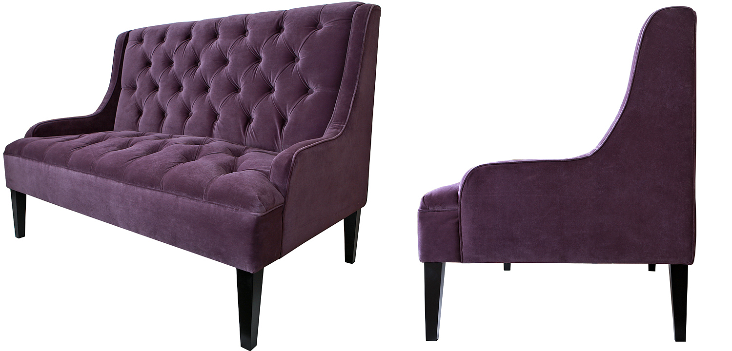 Диван Folket Sofa velour violet Диван Folket Sofa velour violet - Loft-Concept в Челябинске