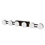 Бра с 6-ю круглыми плафонами на черном основании Maxine Light варинант исполнения - 1 | Loft Concept в Челябинске