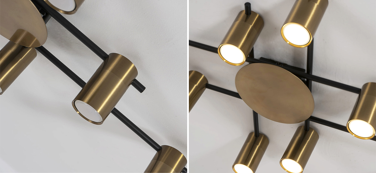 Потолочный светильник Tribes Chandelier Gold Потолочный светильник Tribes Chandelier Gold - Loft-Concept в Челябинске