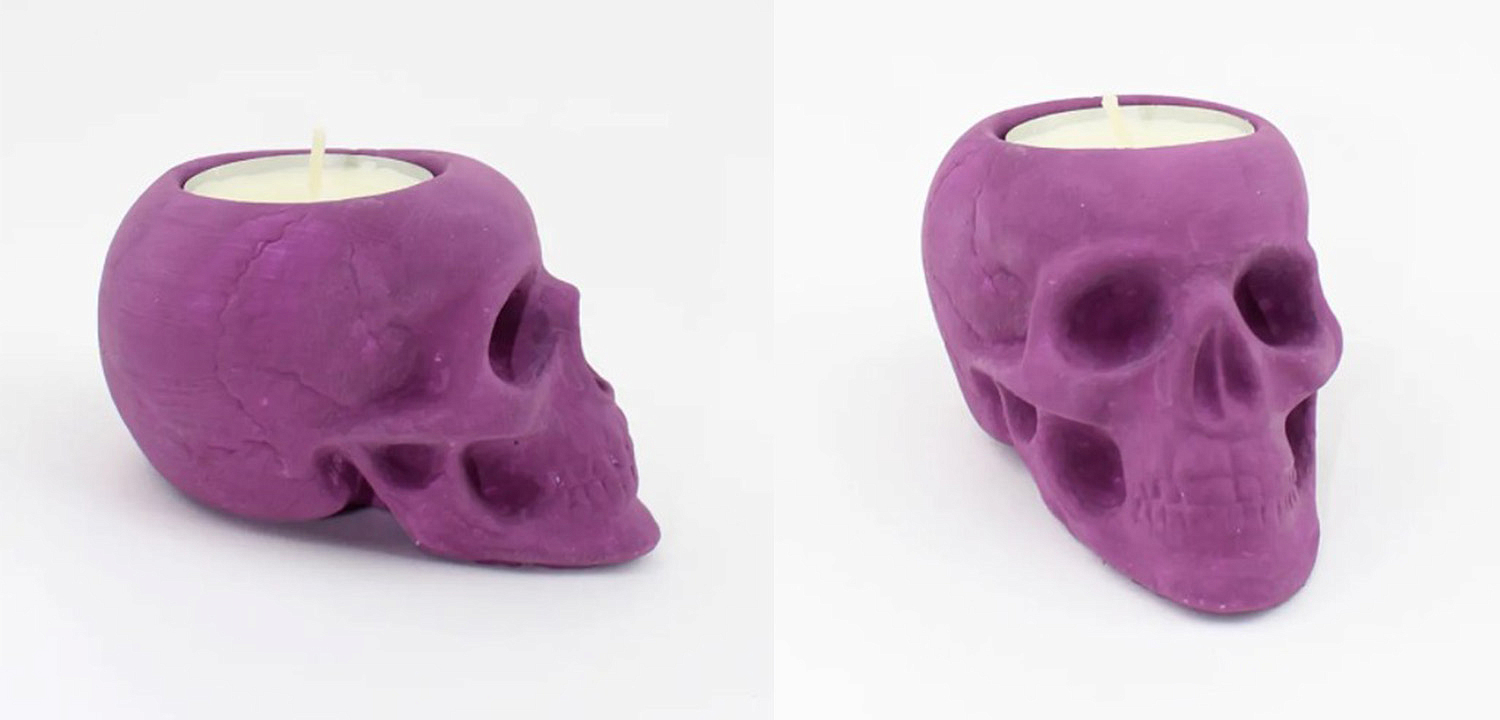 Подсвечник Purple Skull Подсвечник Purple Skull - Loft-Concept в Челябинске