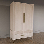 Шкаф платяной Primo с выдвижными ящиками шпон Черный дуб варинант исполнения - 3 | Loft Concept в Челябинске