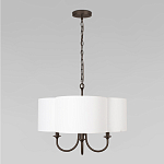 Люстра с белым текстильным абажуром Vitorino  варинант исполнения - 2 | Loft Concept в Челябинске