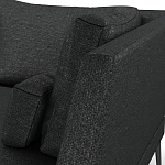 Мебельная ткань Шенилл черный цвет 138 см T4-35 варинант исполнения - 6 | Loft Concept в Челябинске