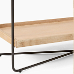 Консоль деревянной столешницей и полкой Wooden Table Top and Shelf варинант исполнения - 3 | Loft Concept в Челябинске