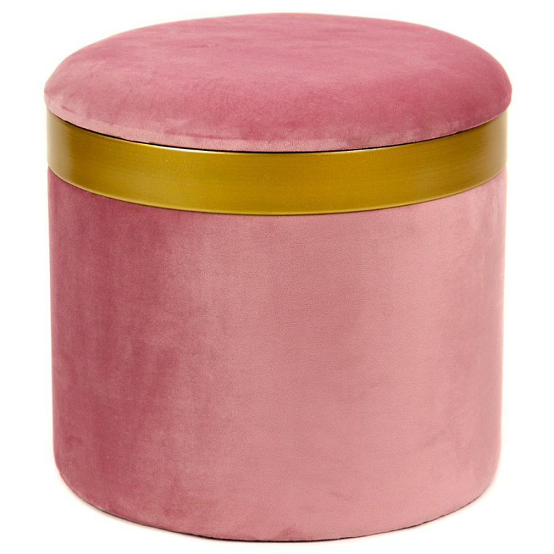 Пуф Feminine Pink Розовый (Rose) Золотой Пуф Feminine Pink Розовый (Rose) Золотой в Челябинске | Loft Concept