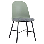Стул из прочного пластика на металлическом основании Anora Green  варинант исполнения - 1 | Loft Concept в Челябинске