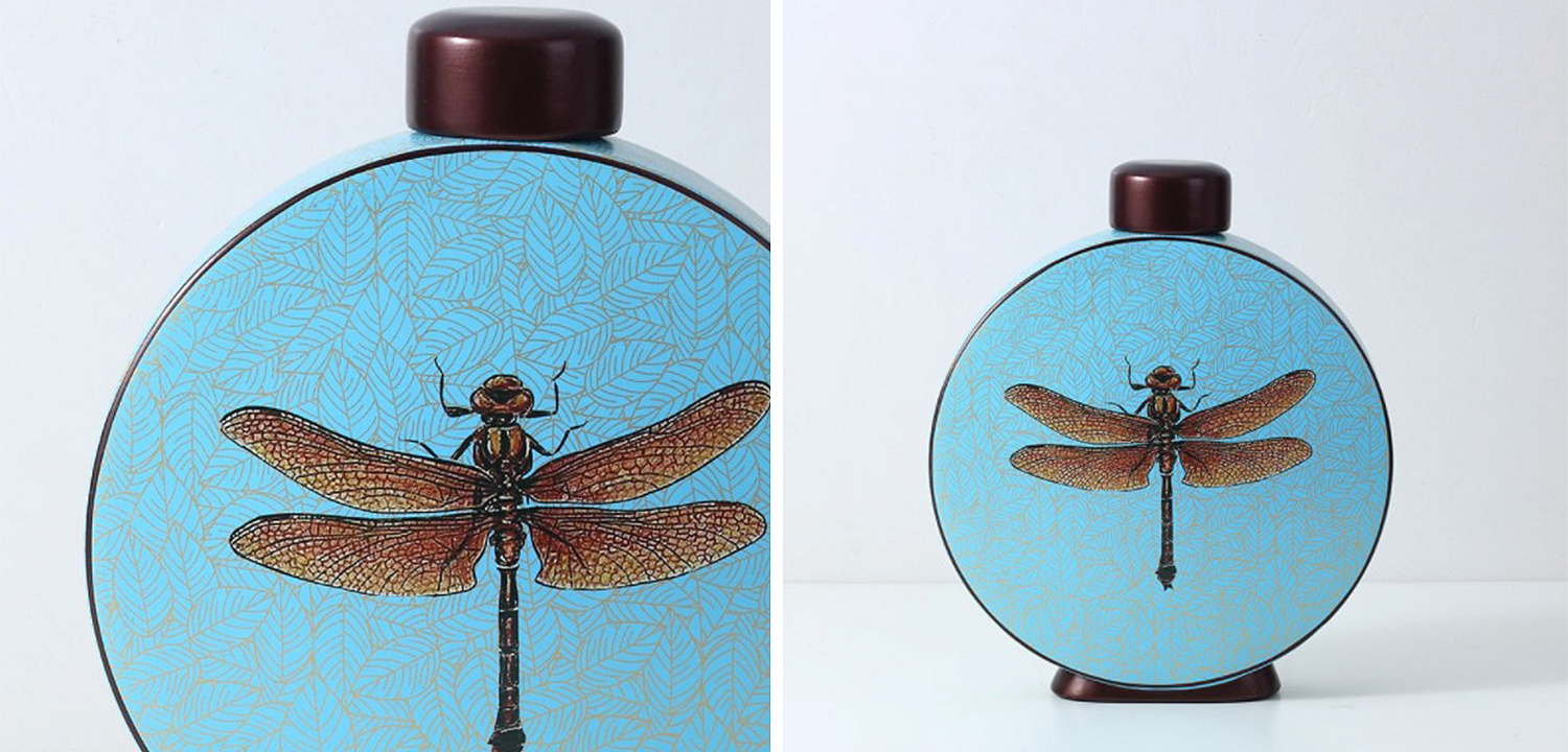 Ваза Blue Vase Dragonfly Ваза Blue Vase Dragonfly - Loft-Concept в Челябинске