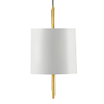 Люстра прямоугольная с белыми цилиндрическими абажурами White Ribbon варинант исполнения - 2 | Loft Concept в Челябинске