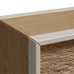 Комод 4 ящика с подсветкой на рельефном фасаде Warm Industrial варинант исполнения - 7 | Loft Concept в Челябинске