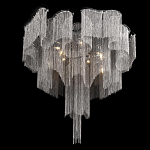 Люстра потолочная с металлическими цепочками Диаметр 99 см Atlantis Chain варинант исполнения - 3 | Loft Concept в Челябинске