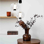 Подвесной светильник с прозрачным рифленым стеклянным плафоном Aurora Bloom варинант исполнения - 2 | Loft Concept в Челябинске