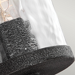 Бра с цилиндрическим плафоном из прозрачного рифленого стекла Feiss варинант исполнения - 4 | Loft Concept в Челябинске