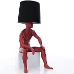 Лампа MALE MANNEQUIN LAMP с абажуром варинант исполнения - 1 | Loft Concept в Челябинске