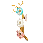 Бра с цветочным декором Miscellaneous herbs варинант исполнения - 2 | Loft Concept в Челябинске