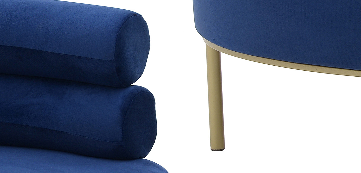 Кушетка Fening Lounge Sapphire Blue Кушетка Fening Lounge Sapphire Blue - Loft-Concept в Челябинске