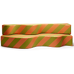 Дизайнерский модульный диван волнистой формы с цветным принтом Poltronova Superonda Sofa варинант исполнения - 4 | Loft Concept в Челябинске