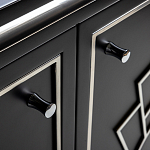 Черный комод в стиле арт-деко Luciano варинант исполнения - 4 | Loft Concept в Челябинске