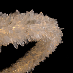 Люстра круглая с натуральным горным хрусталем Crystal Shimmer варинант исполнения - 4 | Loft Concept в Челябинске