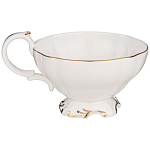 Чайный набор  белого цвета из фарфора на 6 персон 12 предметов Shine Porcelain варинант исполнения - 2 | Loft Concept в Челябинске