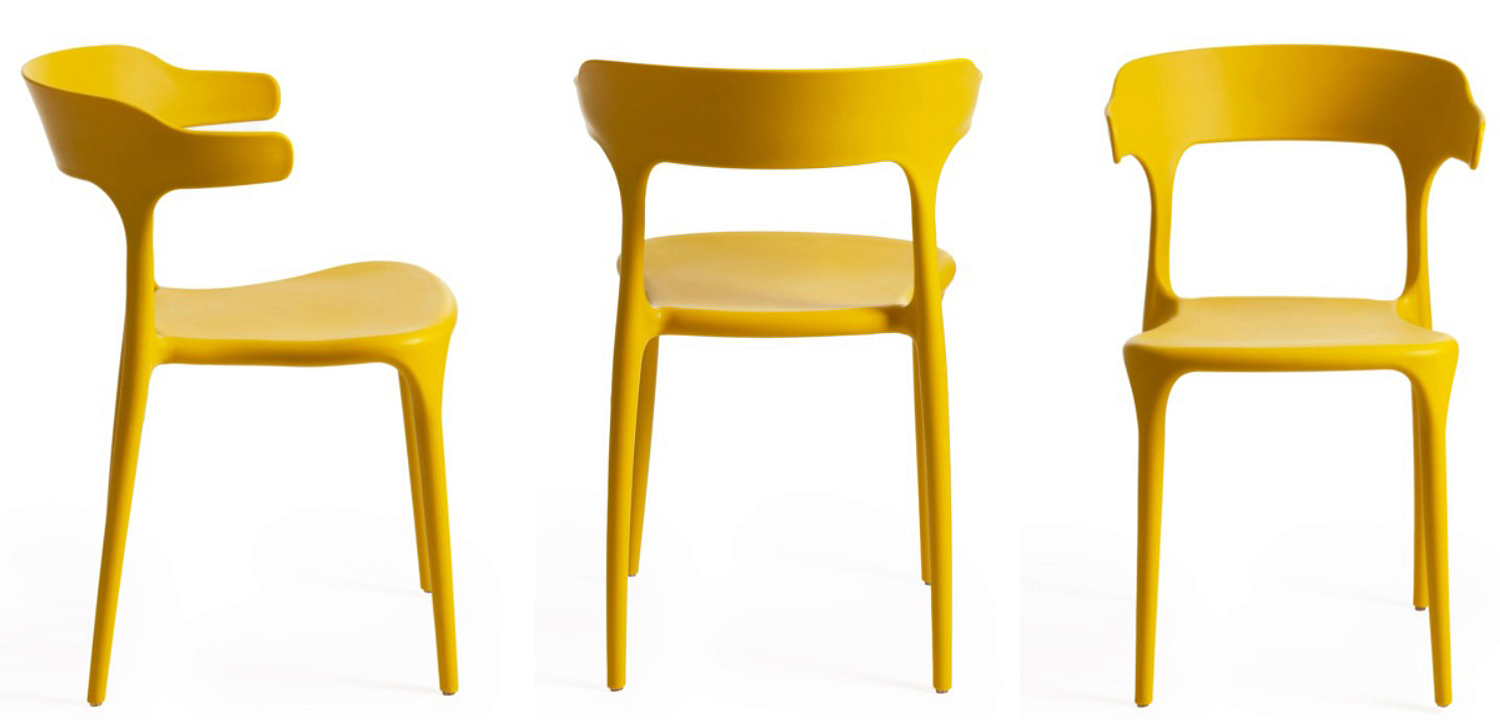 Стул Joris Yellow Plastic Стул Joris Yellow Plastic - Loft-Concept в Челябинске