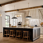 Подвесной светильник с широким куполообразным плафоном Kichler варинант исполнения - 7 | Loft Concept в Челябинске