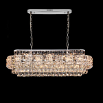 Люстра овальной формы хрустальная в неоклассическом стиле Majesty варинант исполнения - 4 | Loft Concept в Челябинске