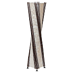 Торшер из перламутра на металлическом каркасе Indonesian Wave варинант исполнения - 1 | Loft Concept в Челябинске