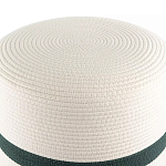 Пуф с плетеной светло-бежевой обивкой Serene Holidays варинант исполнения - 2 | Loft Concept в Челябинске