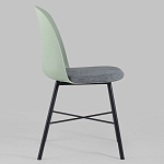 Стул из прочного пластика на металлическом основании Anora Green  варинант исполнения - 3 | Loft Concept в Челябинске