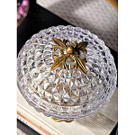 Конфетница из прозрачного рельефного стекла Eden Garden варинант исполнения - 13 | Loft Concept в Челябинске