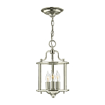 Подвесной светильник с прозрачным стеклянным цилиндрическим плафоном в классическом стиле на цепи Hinkley варинант исполнения - 21 | Loft Concept в Челябинске