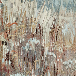 Современный Гобелен из шерсти в бежевых тонах Spring варинант исполнения - 1 | Loft Concept в Челябинске