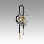 Бра с черным основанием и золотистым декором Bruno варинант исполнения - 3 | Loft Concept в Челябинске