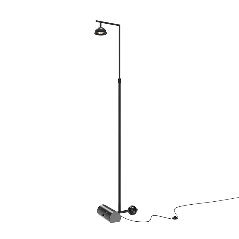 Напольный светильник Pikant 3000К 13Вт Черный Латунь в Челябинске | Loft Concept 