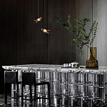 Подвесной светильник с прозрачной стеклянной птичкой Serip Voa варинант исполнения - 9 | Loft Concept в Челябинске